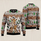 Giraffe Family Christmas Ugly Christmas Sweater