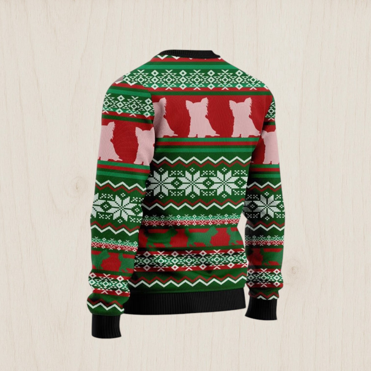 Yorkshire Terrier Believe Christmas Ugly Christmas Sweater