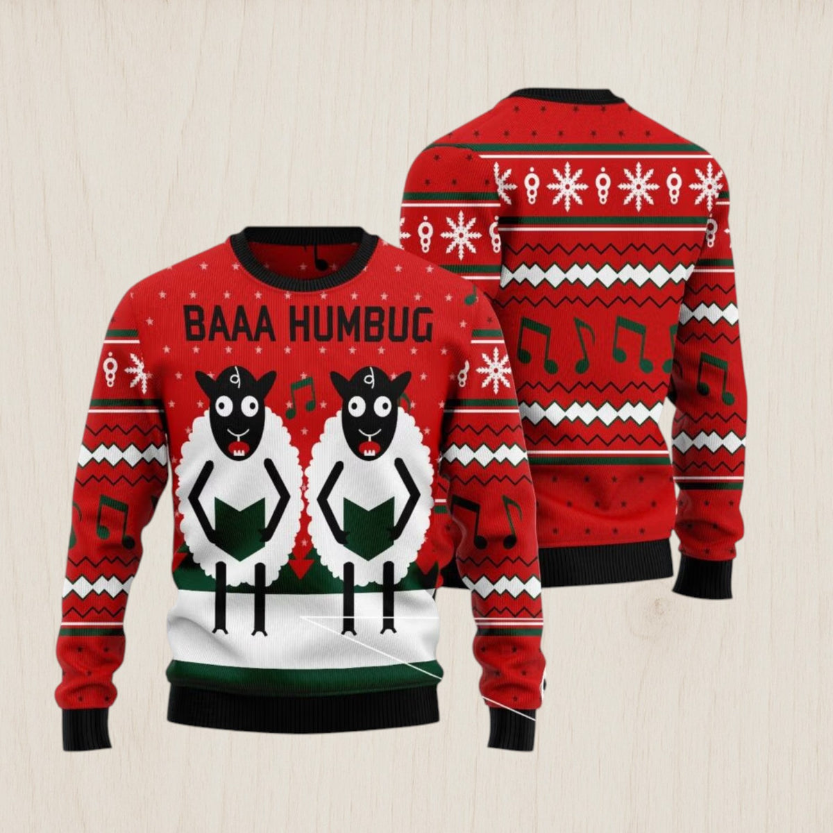 Sheep Lalala Ugly Christmas Sweater
