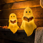 LED reading ghost night light on bookshelf | USAGatherCo